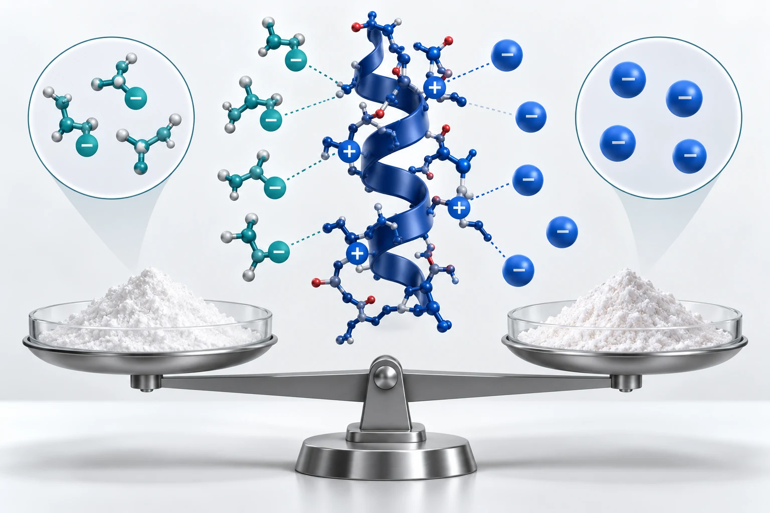 TFA, Acetate and Chloride: Counterions in Synthetic Peptide Powder technical illustration